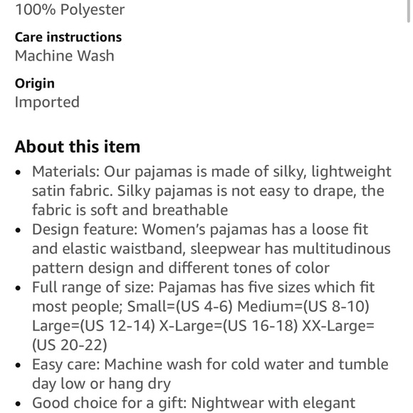 Chic Pink Striped Silky Pajama Pant Set XXL - Picture 8 of 9